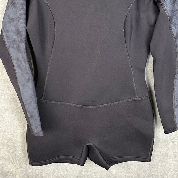 Xcel Wetsuit Womens 12 Black Axis Long Sleeve Back Zip Boy Short Spring 2MM Surf - Picture 3 of 14